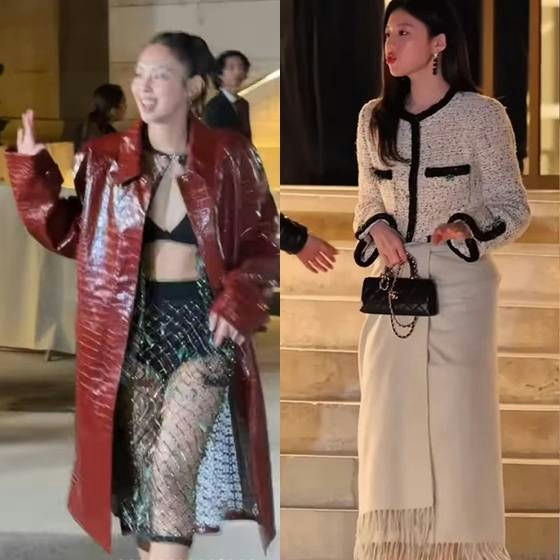 Jennie vs Go Youn Jung Chanel show