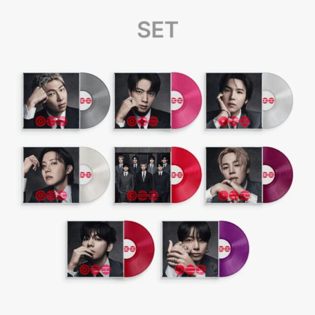 people-RM-Jin-Suga-J-Hope-Jimin-V-Jungkook-BTS-set-CDs-vinyl-records-music-merchandise