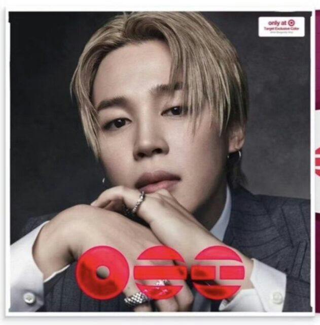 people-Jimin (BTS)-blond hair-suit-Target exclusive-ring