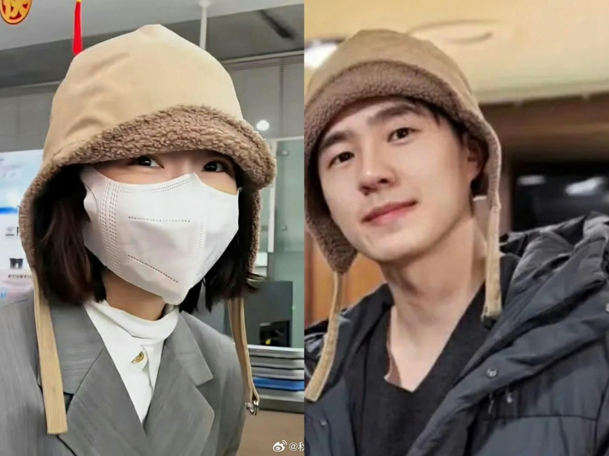 people-woman-mask-hat-man-hat-celebrity-Wang Yibo
