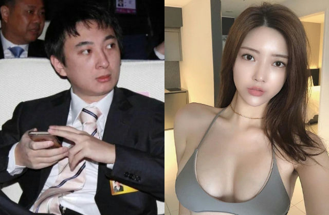 people-Wang Sicong-Asian man in suit-Asian woman in bikini top-couple (alleged)-public figure-socialite