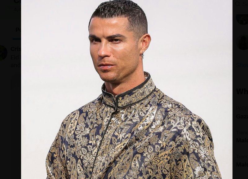 cristiano ronaldo eid message