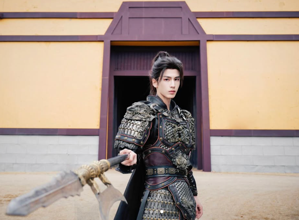 people-Actor-A-Chinese costume drama-A-Warrior armor-B-Ji Mingyi-C-Halberd