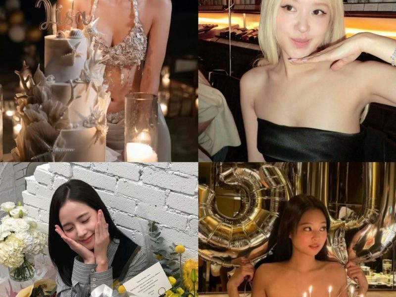 blackpink birthday celebrations