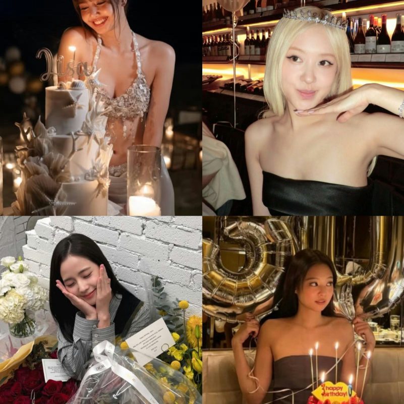BLACKPINK’s “Four Members, Four Styles” Birthday Moments Showcase Young & Super-Rich Glamour