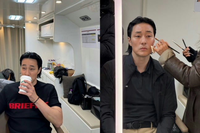 So Ji Sub mullet hairstyle transformation