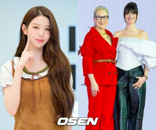 jang wonyoung meryl streep anne hathaway interview