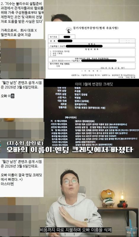Jisoo brother scandal Monthly Boyfriend