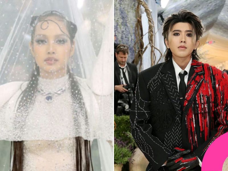 lisa cai xukun met gala interaction
