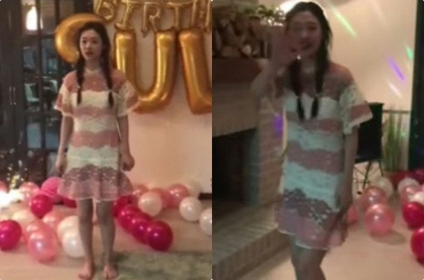 sulli unreleased video brother