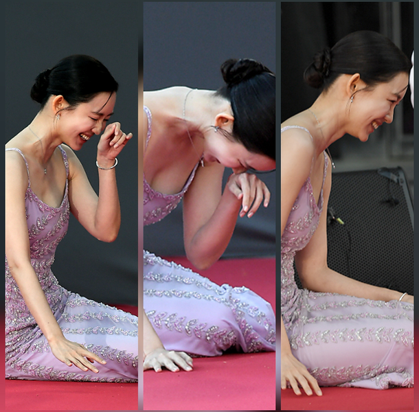 shin hyunbeen baeksang red carpet fall
