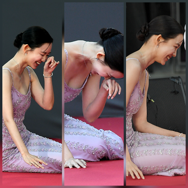 shin hyunbeen baeksang red carpet fall