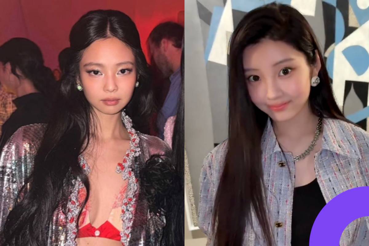 Netizens Shocked by Viral Photo of ILLIT’s Wonhee Standing Next to Jennie