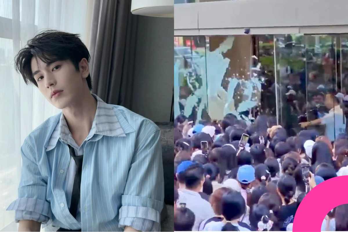 Chaos Erupts at Event Featuring Zhang Linghe After Fans Shatter Mall Entrance Doors