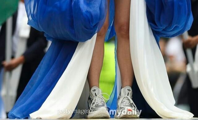 ejae world cup opening ceremony sneakers