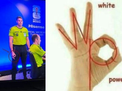 World Cup Referee Sparks Major Controversy Over Alleged White Supremacist Hand Gesture
