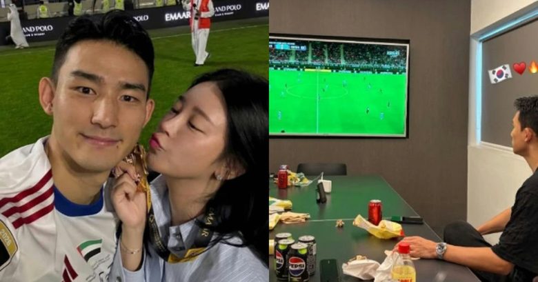 soyeon supports cho yu min after world cup injury