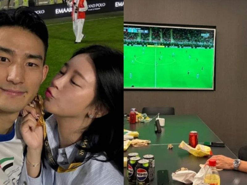soyeon supports cho yu min after world cup injury
