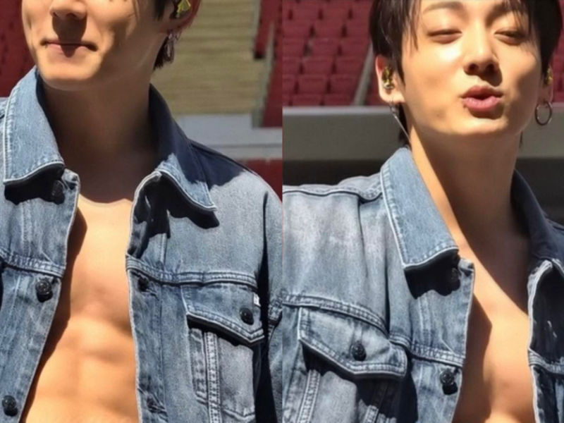BTS’ Jung Kook Sets Social Media Ablaze With Bold Denim Look During ARIRANG Tour Soundcheck