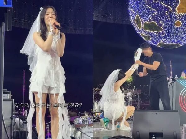 Former T-ara Member Ryu Hwa-young Surprises Fiancé with On-Stage Proposal at Daegu Chimac Festival