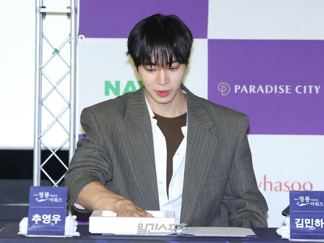 choo youngwoo blue dragon series awards controversy
