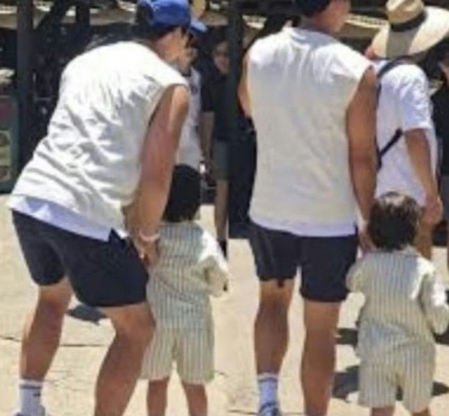 Hyun Bin Son Ye Jin son spotted