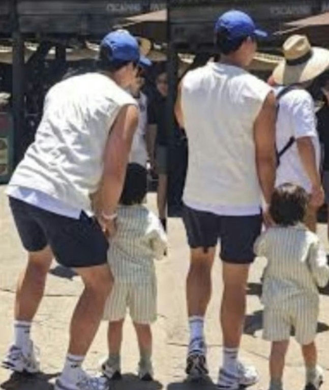 Hyun Bin Son Ye Jin son spotted