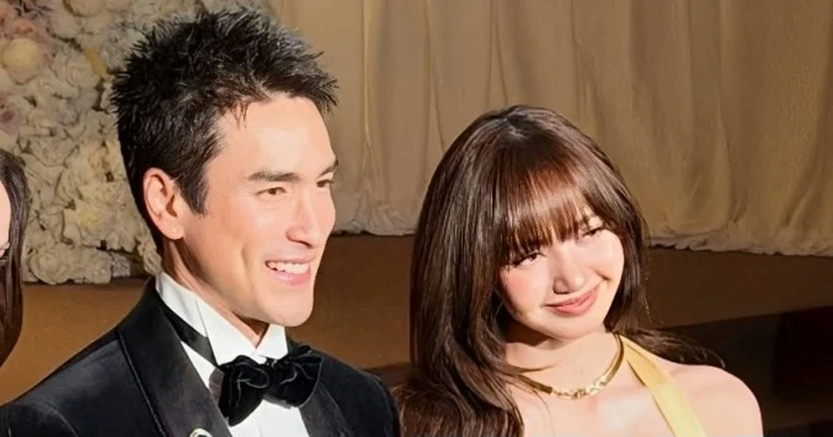 lisa blackpink at yaya and nadech wedding