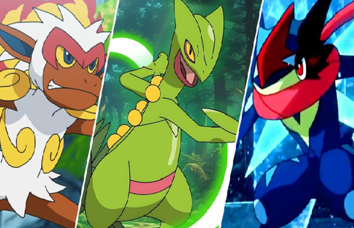 ash strongest pokemon by region